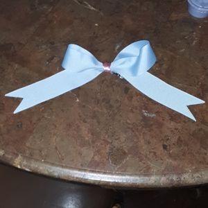 Baby blue bow